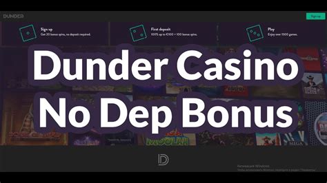 dunder casino no deposit bonus - Dunder Casino No Deposit Bonus Codes for January 2025.